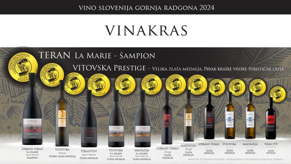 Vino Gornja Radgona medalje 2024